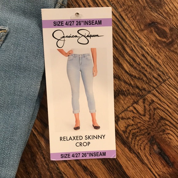 Jessica Simpson Relaxed Skinny Crop Jeans - Picture 3 of 14